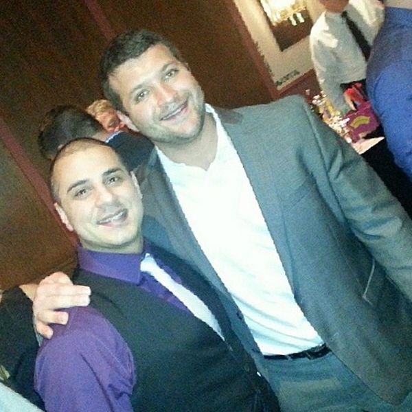 Eric Mina with Henry Hynoski