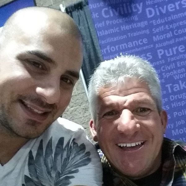 Eric Mina with Jeffrey Tambor