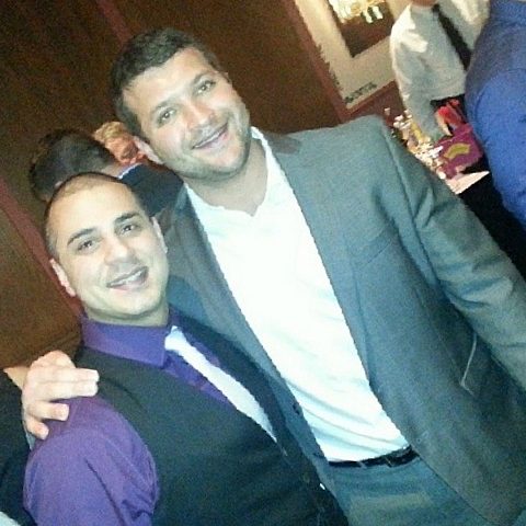 Eric Mina with Henry Hynoski